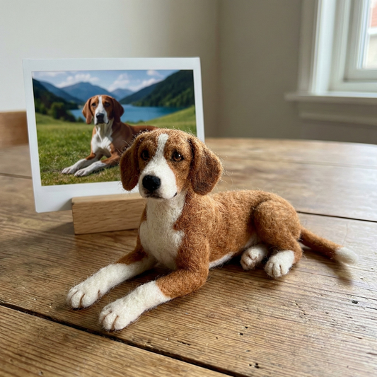 Personlig Minnefigur | håndlaget miniatyrhund